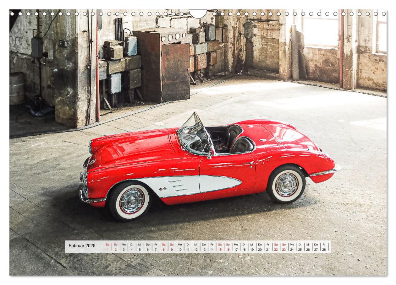 Bild: 9783383998232 | American Deam Car Corvette C1 (Wandkalender 2025 DIN A3 quer),...