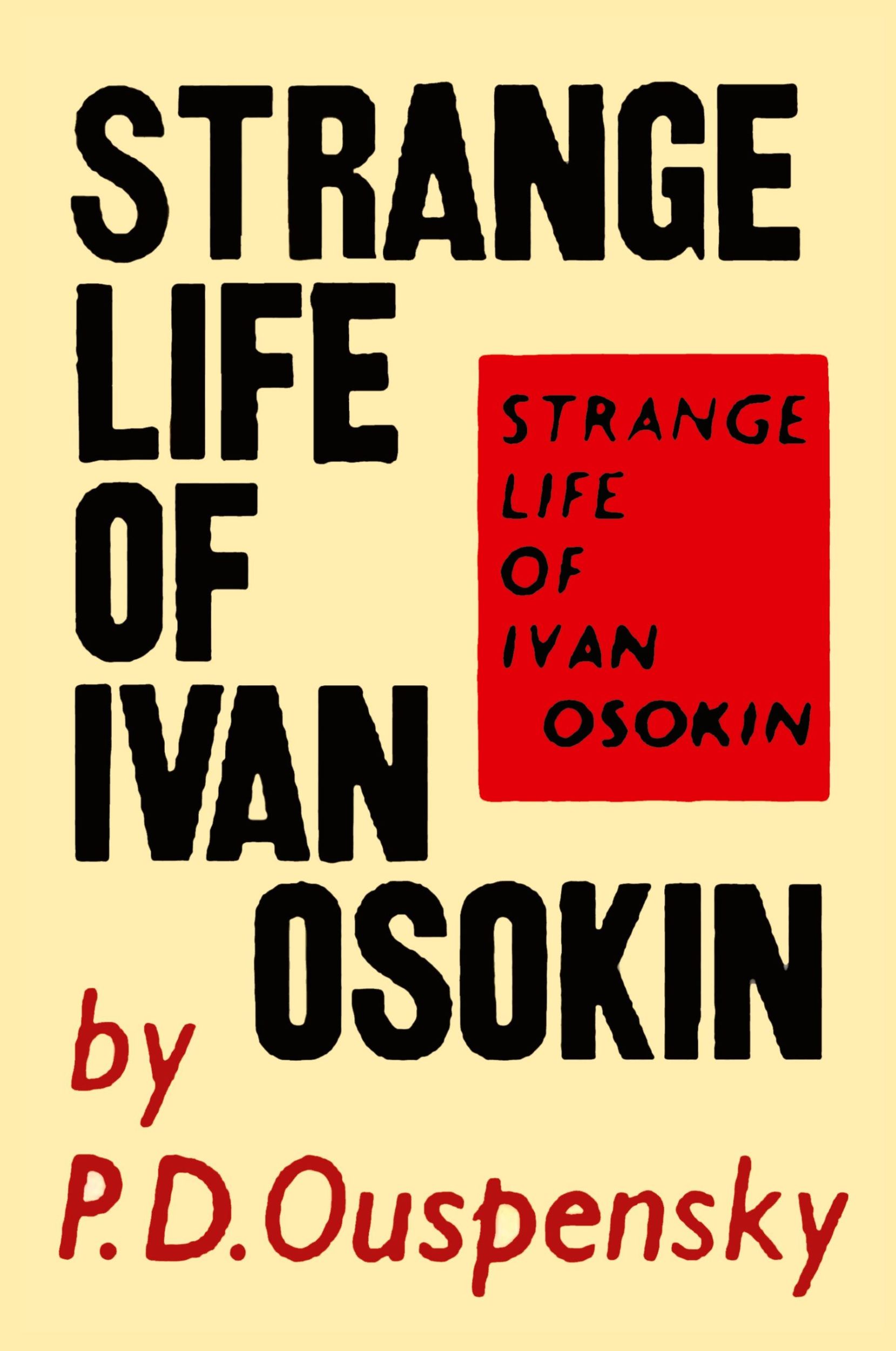 Cover: 9781614273820 | Strange Life of Ivan Osokin | P. D. Ouspensky | Taschenbuch | Englisch