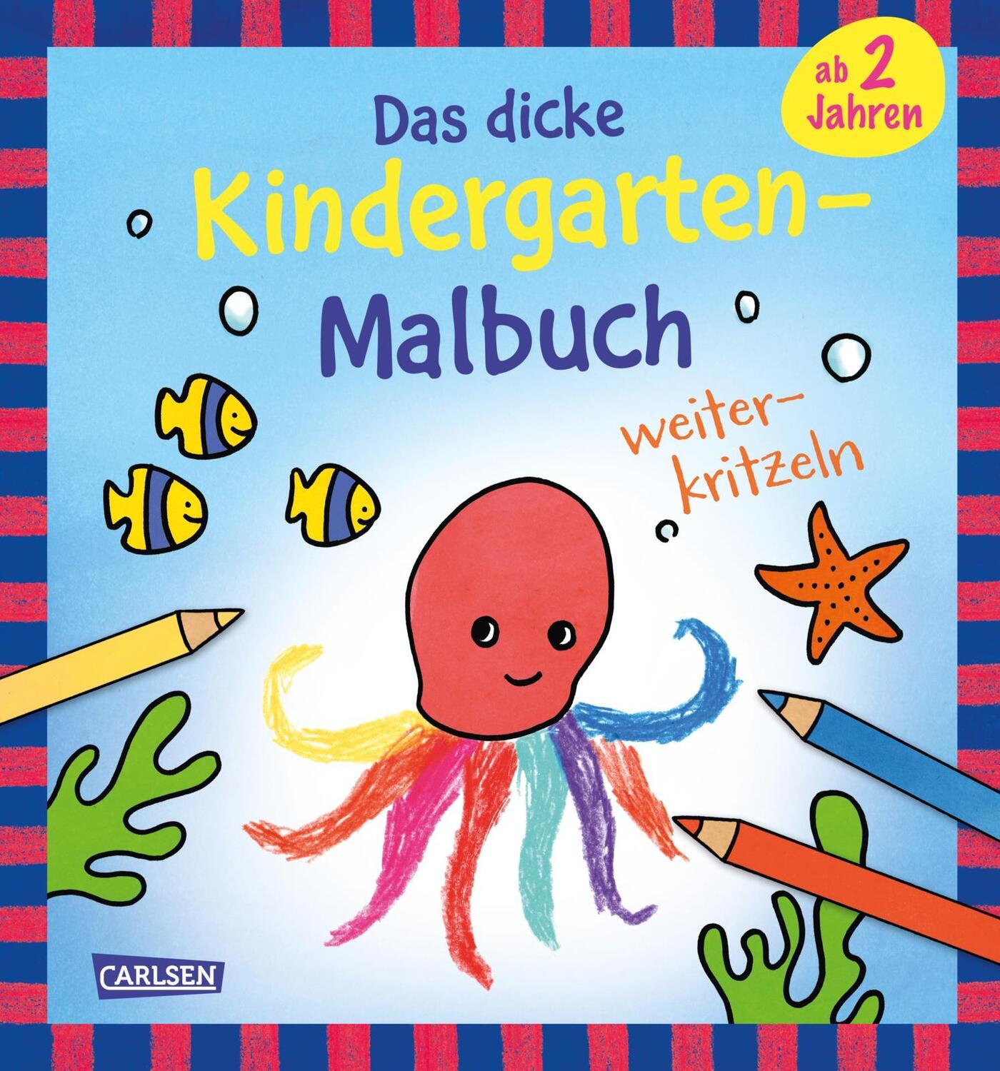 Cover: 9783551192066 | Ausmalbilder für Kita-Kinder: Das dicke Kindergarten-Malbuch:...