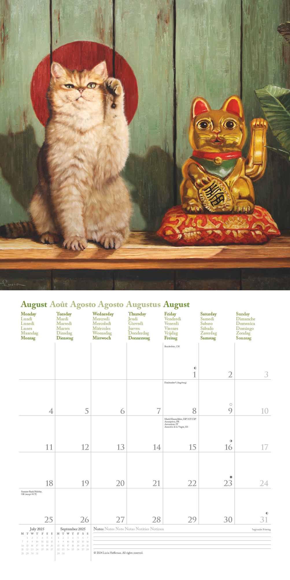 Bild: 4002725994196 | Funny Animals 2025 - Wand-Kalender - Broschüren-Kalender - 30x30 -...