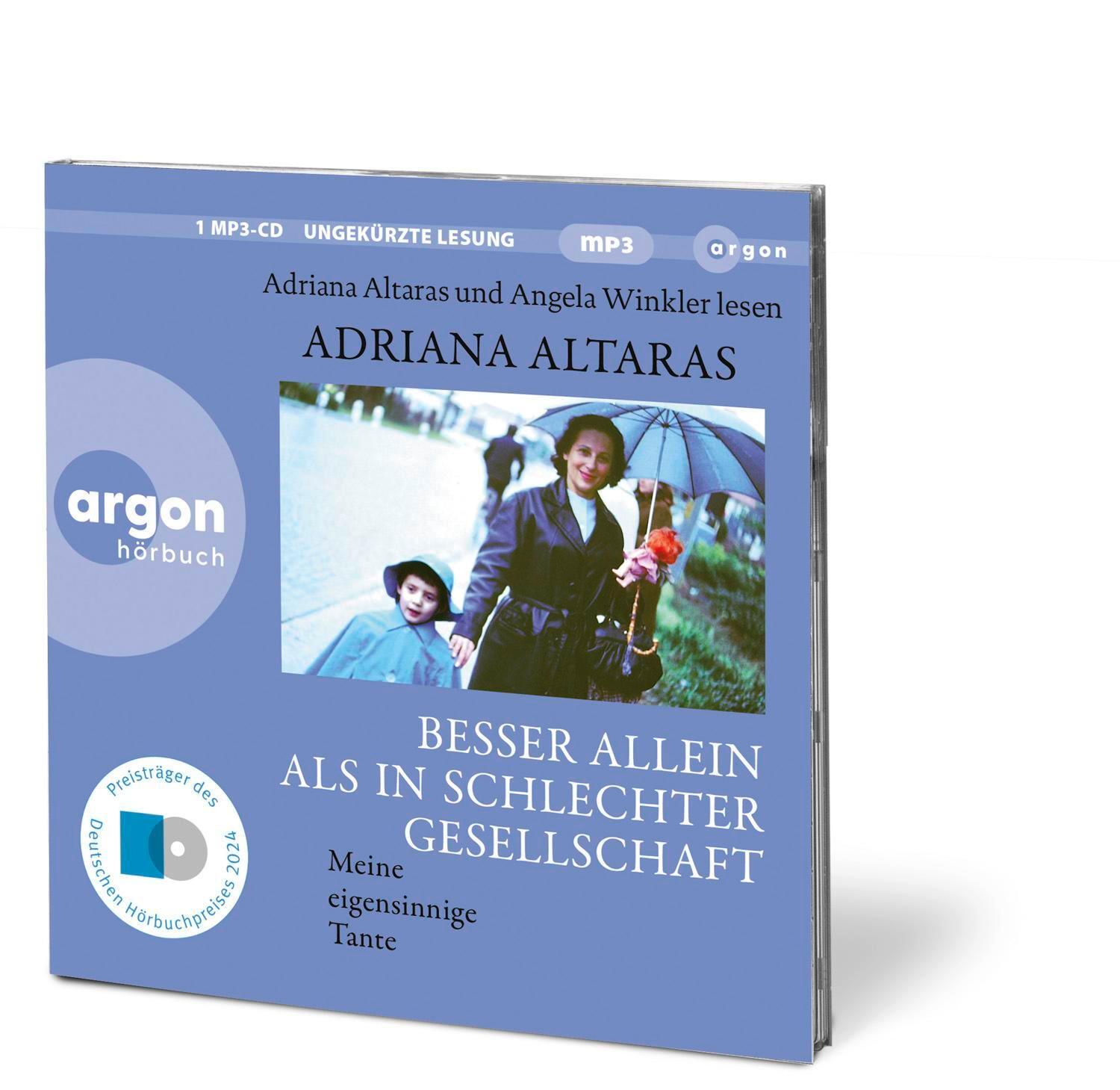 Bild: 9783839897690 | Besser allein als in schlechter Gesellschaft | Adriana Altaras | MP3