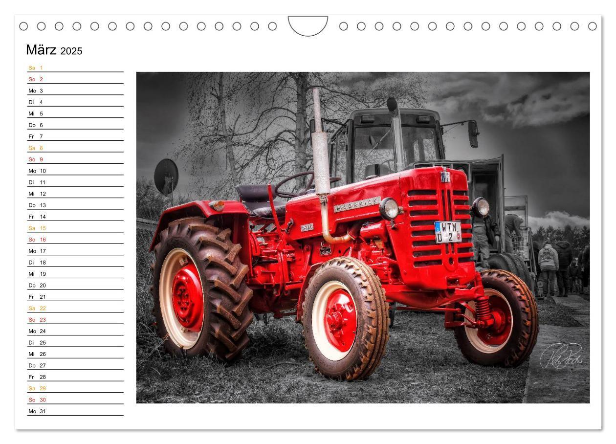 Bild: 9783435736614 | Trecker - Oldtimer / Geburtstagskalender (Wandkalender 2025 DIN A4...