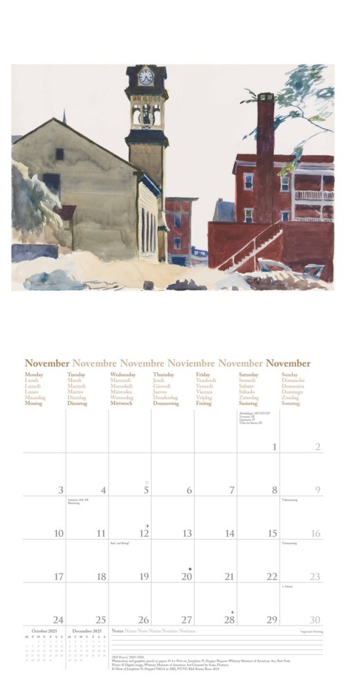 Bild: 4002725987990 | N NEUMANNVERLAGE - Edward Hopper 2025 Broschürenkalender, 30x30cm,...