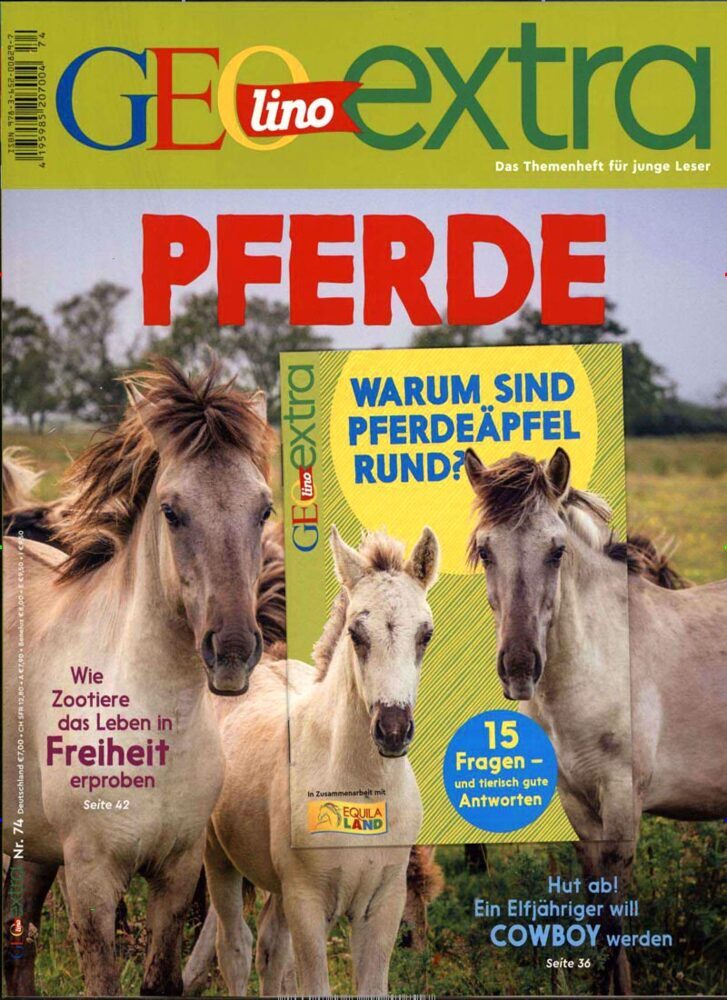 Cover: 9783652008297 | GEOlino Extra / GEOlino extra 74/2019 - Pferde | Rosemarie Wetscher