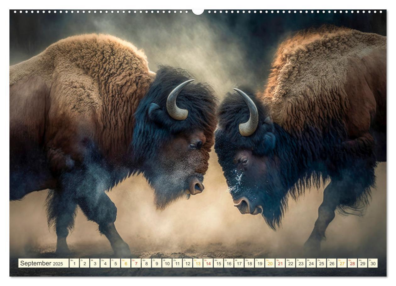 Bild: 9783383871214 | Amerikanischer Bison (hochwertiger Premium Wandkalender 2025 DIN A2...