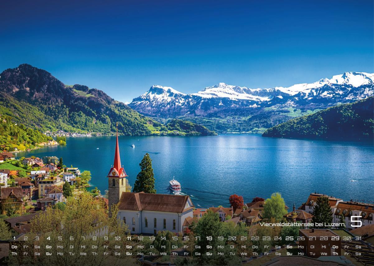 Bild: 9783986734367 | Schweiz - 2025 - Kalender DIN A3 | GP-Fever.de | Kalender | 15 S.