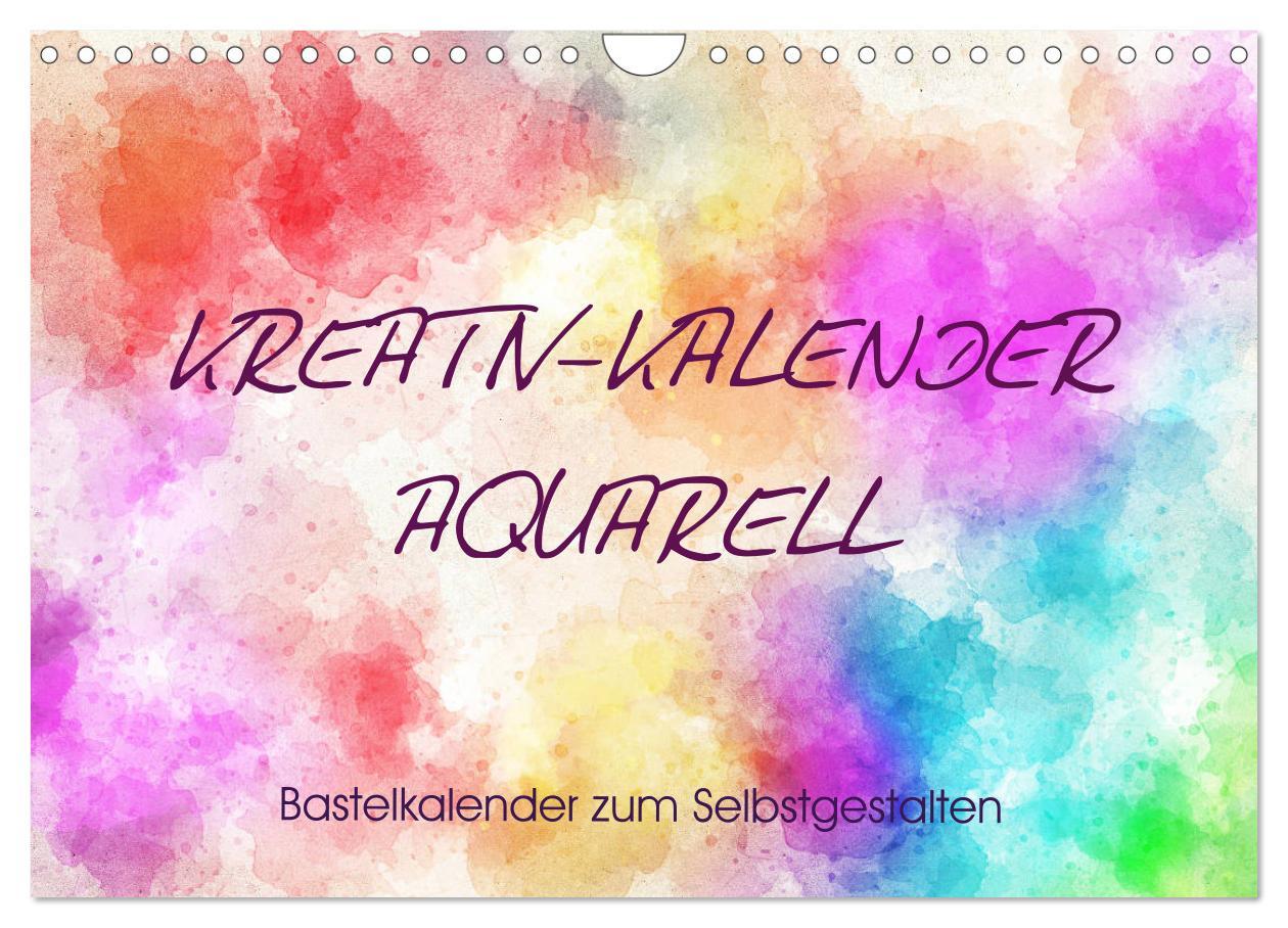 Cover: 9783435184262 | Kreativ-Kalender Aquarell. Bastelkalender zum Selbstgestalten...