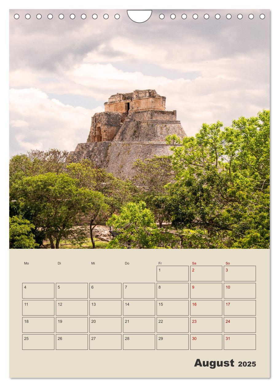 Bild: 9783435900664 | Mexiko Yucatán Terminplaner (Wandkalender 2025 DIN A4 hoch),...