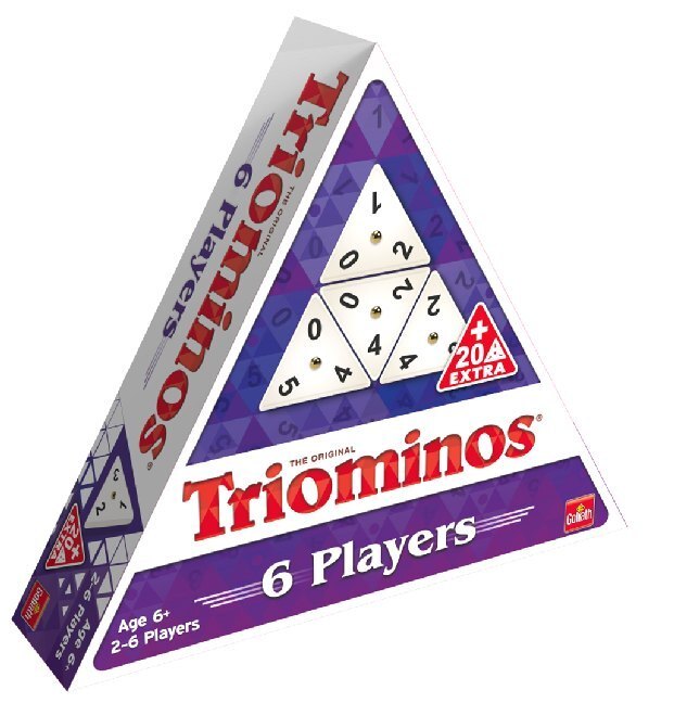 Cover: 8711808607255 | Triominos 6 Players (Spiel) | Spiel | In Spielebox | Deutsch | 2019