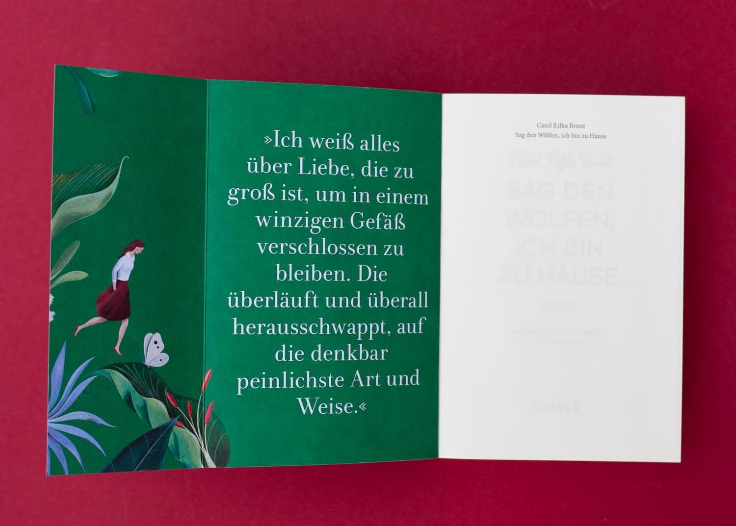 Bild: 9783961610075 | Sag den Wölfen, ich bin zu Hause | Carol Rifka Brunt | Buch | 448 S.