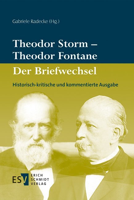 Cover: 9783503177622 | Theodor Storm - Theodor Fontane - - Der Briefwechsel | Storm (u. a.)