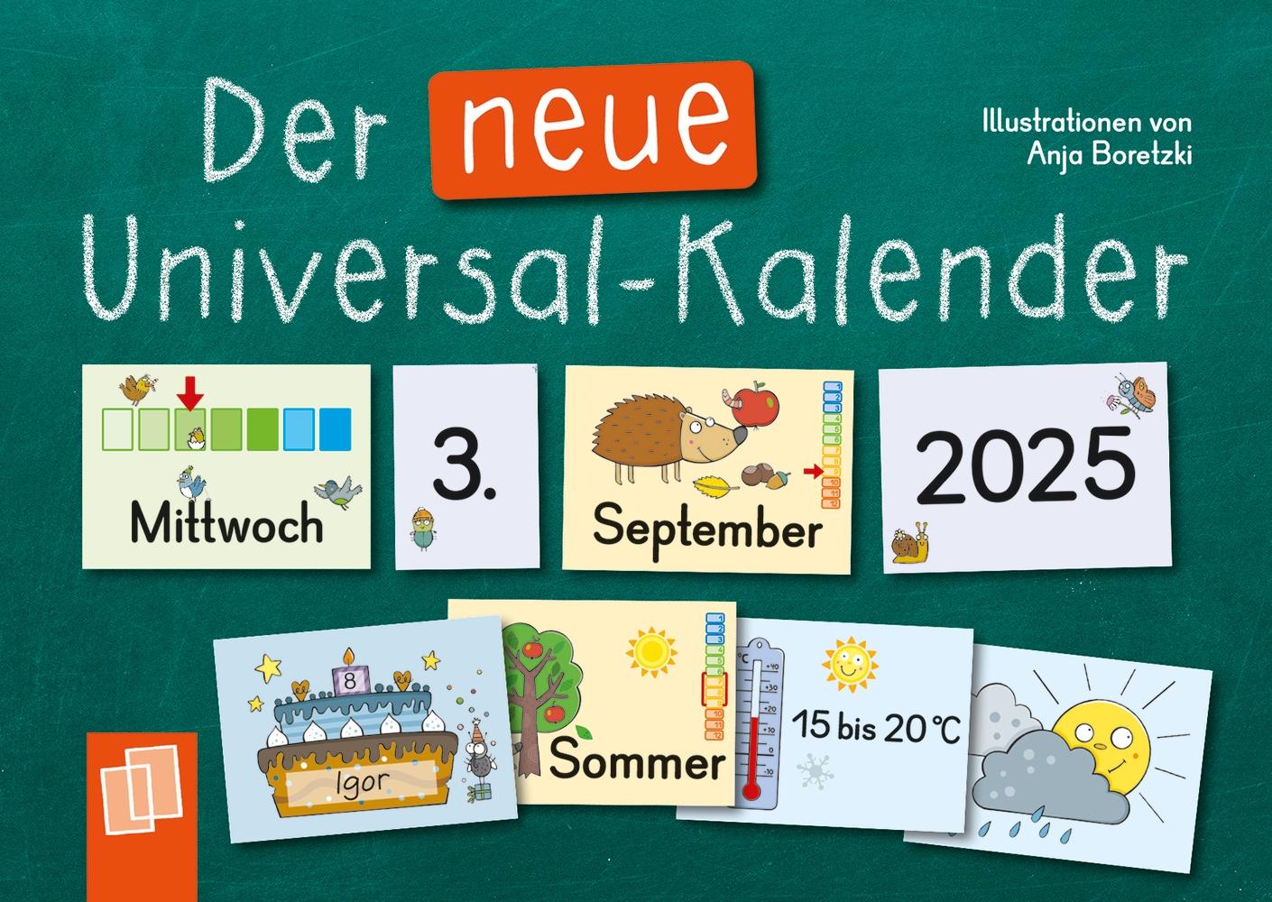 Cover: 9783834668271 | Der neue Universal-Kalender, ab 2025 | Für Kita und Grundschule | Box