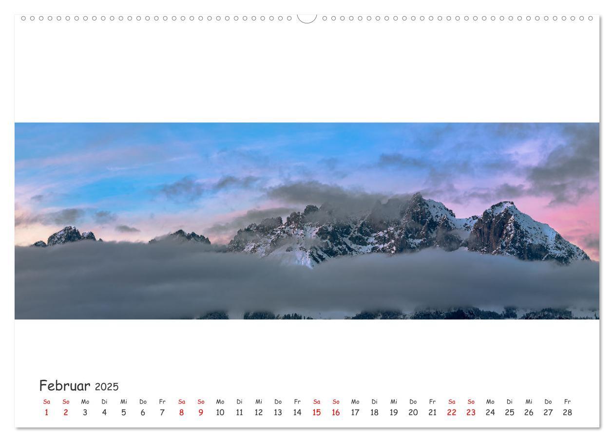 Bild: 9783383988042 | Wilder Kaiser Panorama 2025 (Wandkalender 2025 DIN A2 quer),...