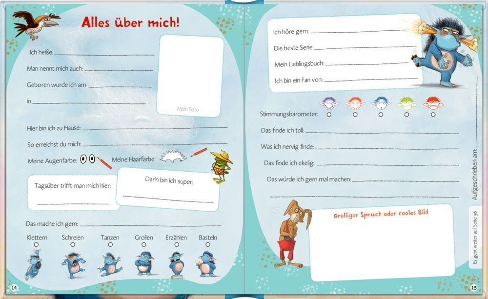 Bild: 4050003947655 | Freundebuch - Der Grolltroll - Meine Freunde | Stephan Pricken | Buch