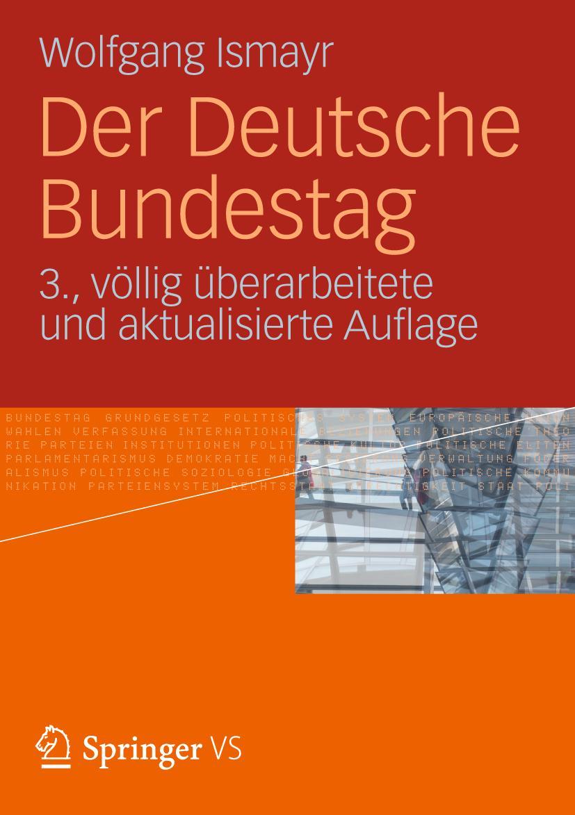 Cover: 9783531162676 | Der Deutsche Bundestag | Wolfgang Ismayr | Taschenbuch | xvi | Deutsch