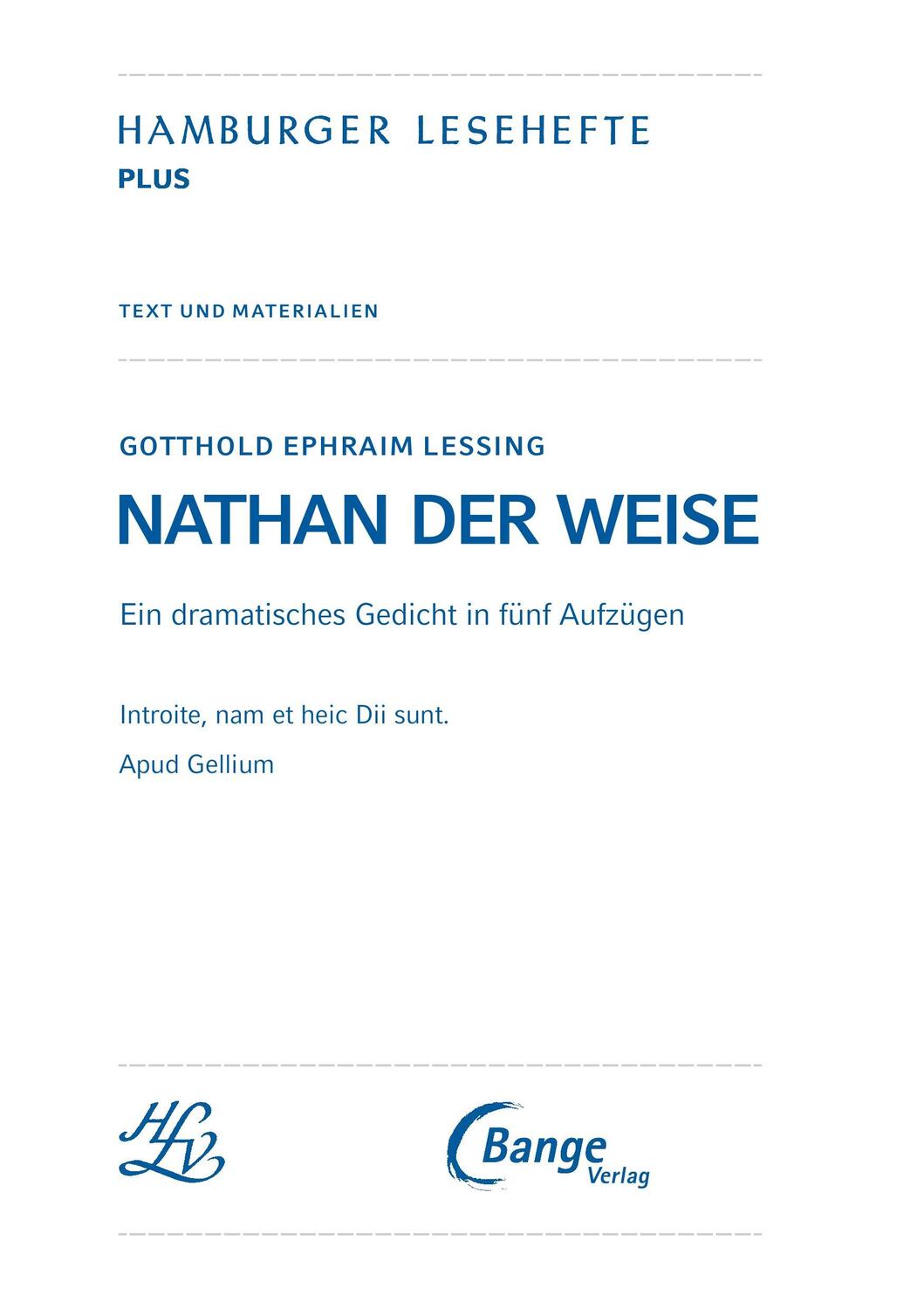 Bild: 9783804425958 | Nathan der Weise | Hamburger Leseheft plus Königs Materialien | Buch