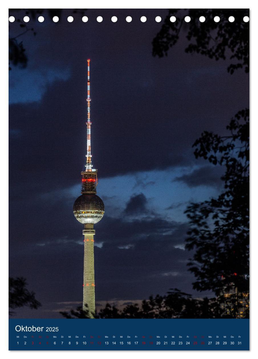 Bild: 9783435908837 | Berliner Fernsehturm - Magische Momente (Tischkalender 2025 DIN A5...