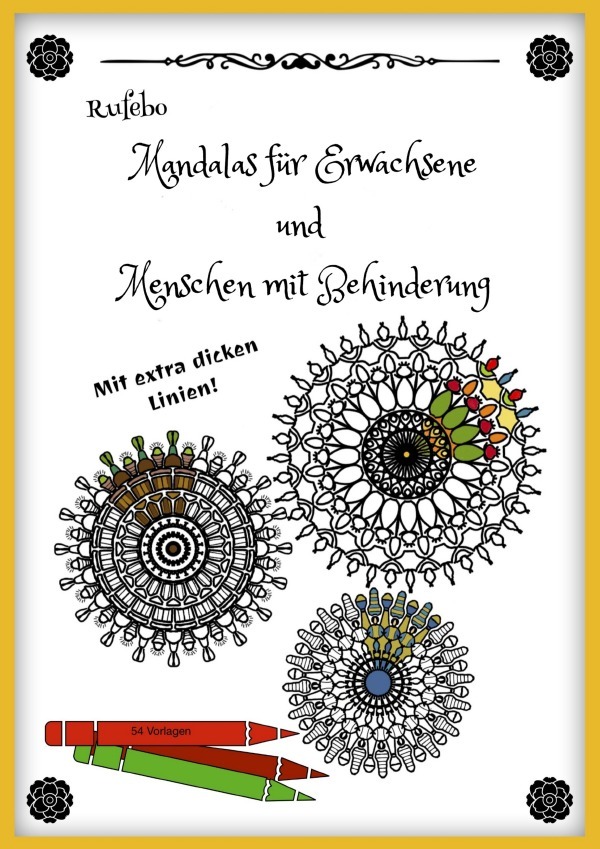 Cover: 9783754902387 | Mandalas für Erwachsene und Menschen mit Behinderung - Mit extra...