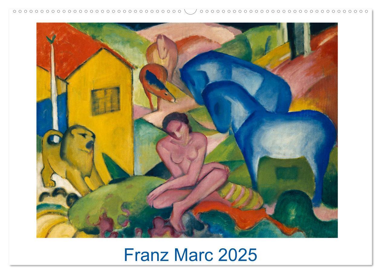 Cover: 9783435324033 | Franz Marc 2025 (Wandkalender 2025 DIN A2 quer), CALVENDO...