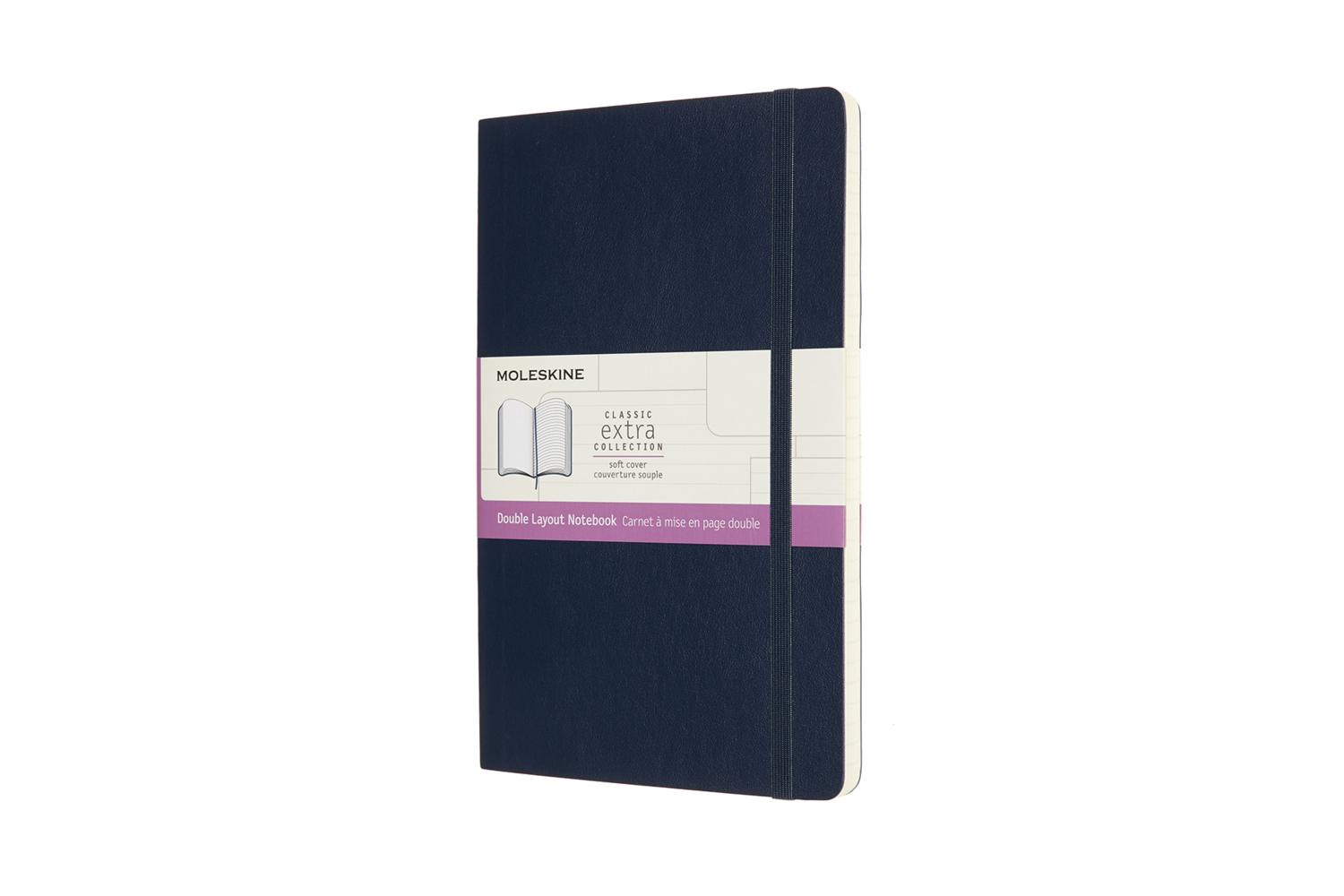 Cover: 8056420852998 | Moleskine Notizbuch - Doppelte Lineatur, Large/A5, Liniert-Blanko,...