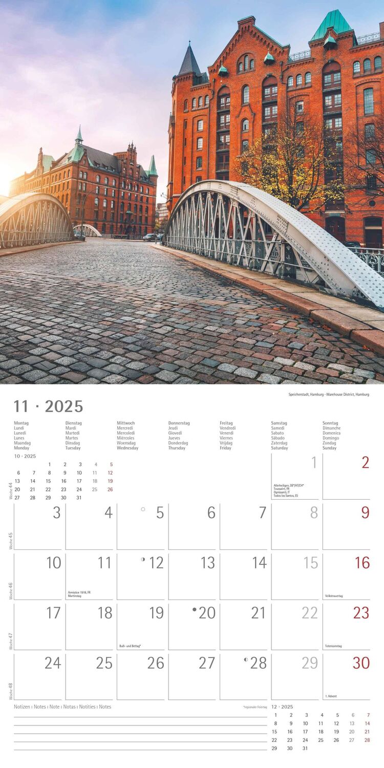 Bild: 4251732343088 | Deutschland 2025 - Broschürenkalender 30x30 cm (30x60 geöffnet) -...