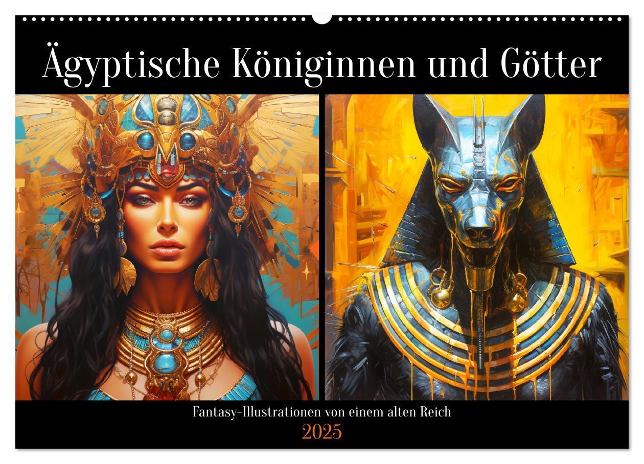 Cover: 9783383890802 | Ägyptische Königinnen und Götter. Fantasy-Illustrationen von einem...