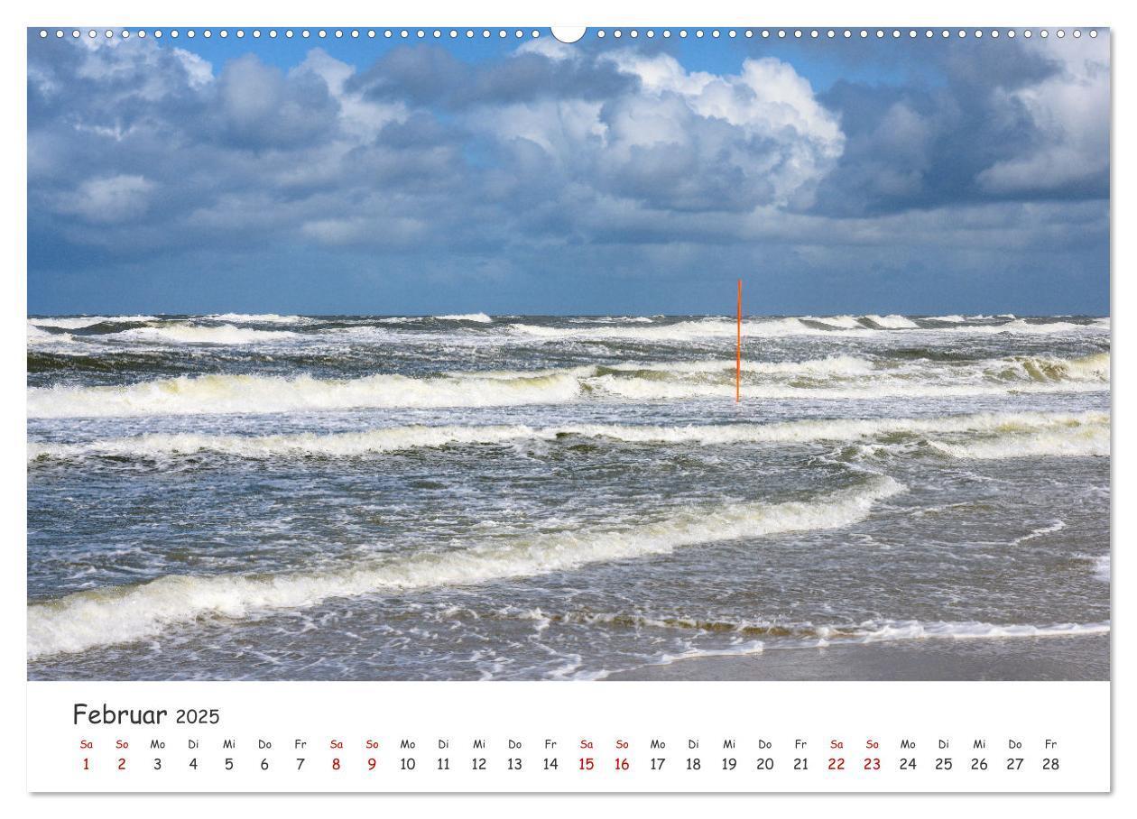 Bild: 9783435979622 | Nordsee, Meer, Strand und Wind (Wandkalender 2025 DIN A2 quer),...