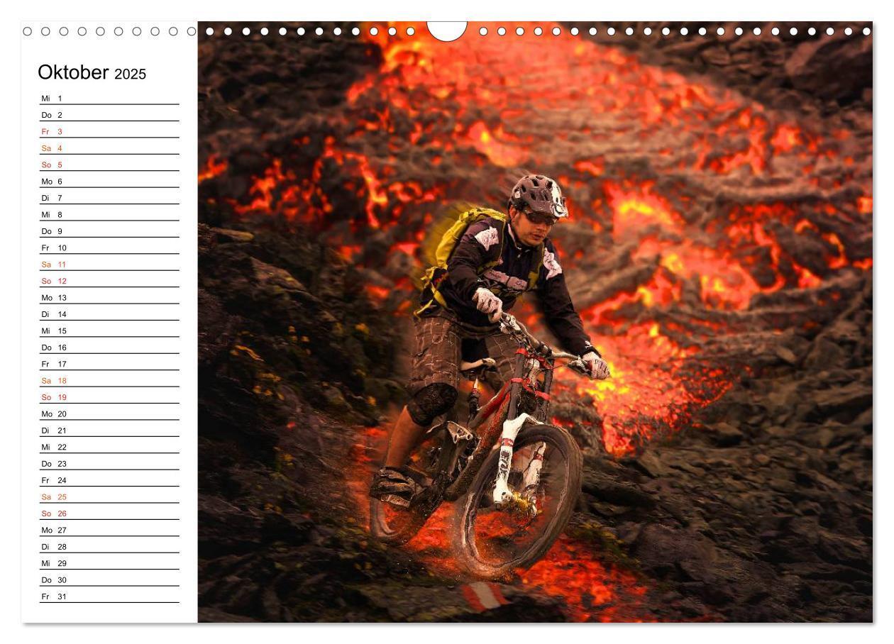 Bild: 9783435487806 | Mountainbike Trails (Wandkalender 2025 DIN A3 quer), CALVENDO...