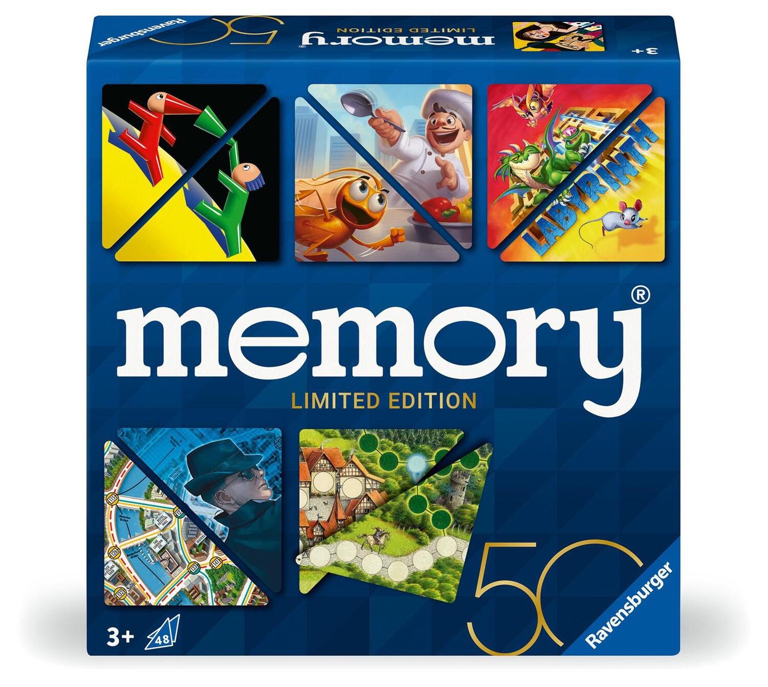 Cover: 4005556224630 | Ravensburger 22463 memory® 50 Jahre Blaues Dreieck - Die limitierte...