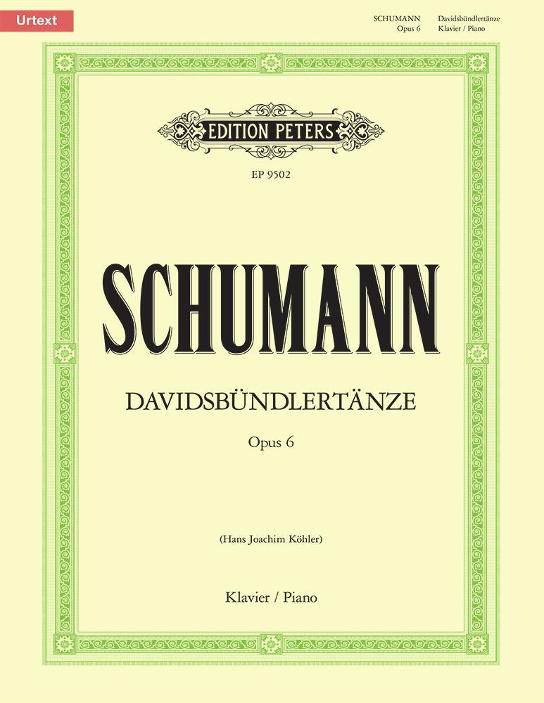 Cover: 9790014077082 | Davidsbündlertänze Op. 6 | Urtext | Robert Schumann | Taschenbuch