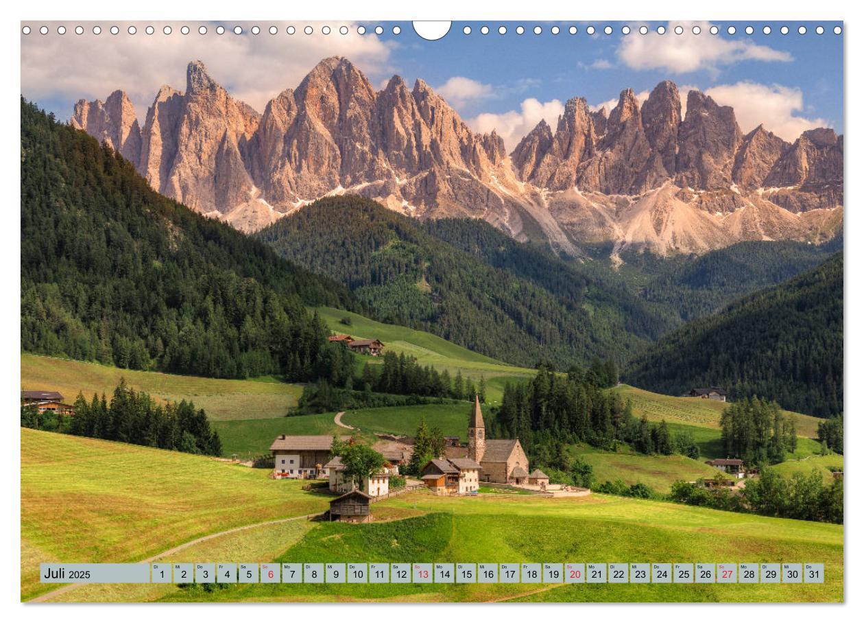 Bild: 9783435310937 | Dolomiten, Alpenparadies im Norden Italiens (Wandkalender 2025 DIN...