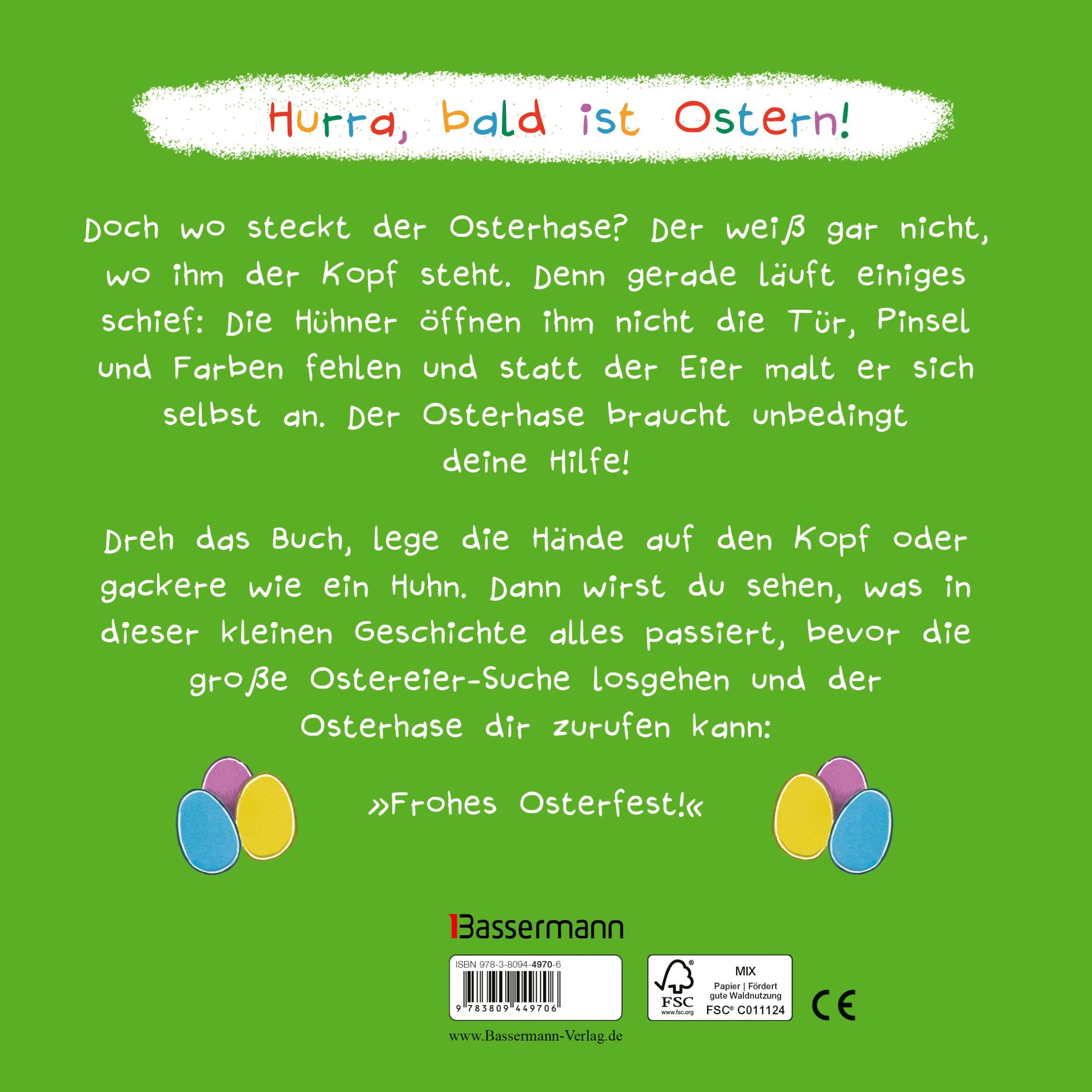 Bild: 9783809449706 | Such den Osterhasen. Ein Oster-Mitmachbuch. Zum Schütteln,...