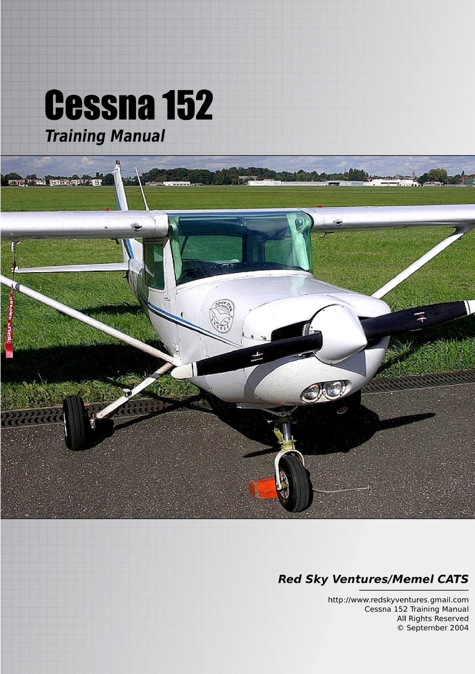 Cover: 9780557022809 | Cessna 152 Training Manual | Danielle Bruckert | Taschenbuch | 2008