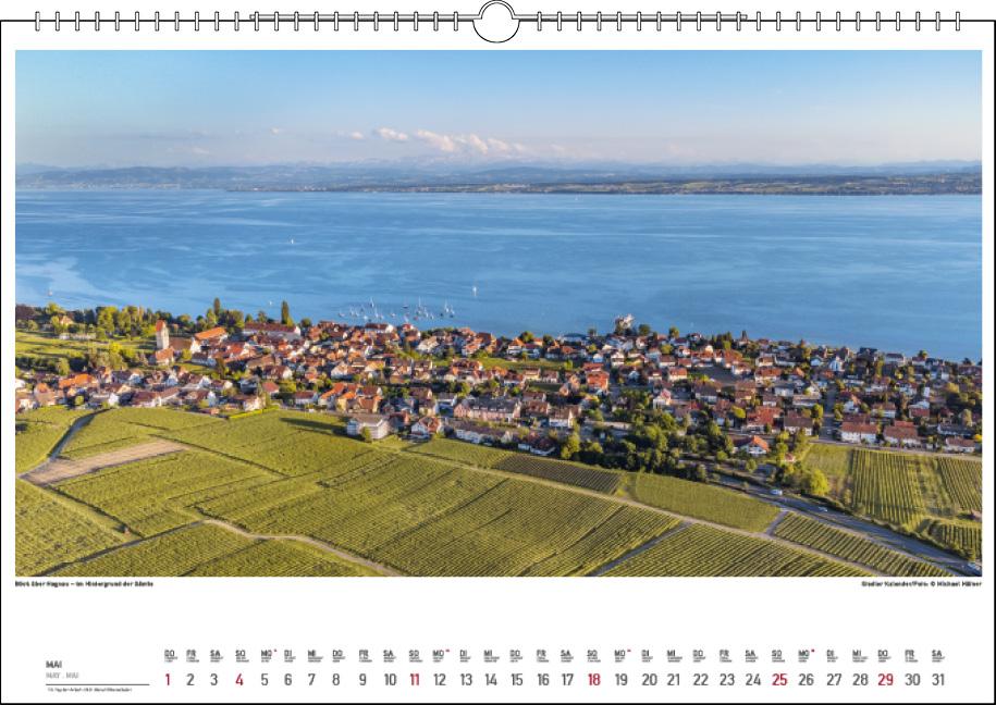 Bild: 9783861924050 | Grenzenlos Bodensee 2025 | Der Bodensee aus der Luft | Michael Häfner