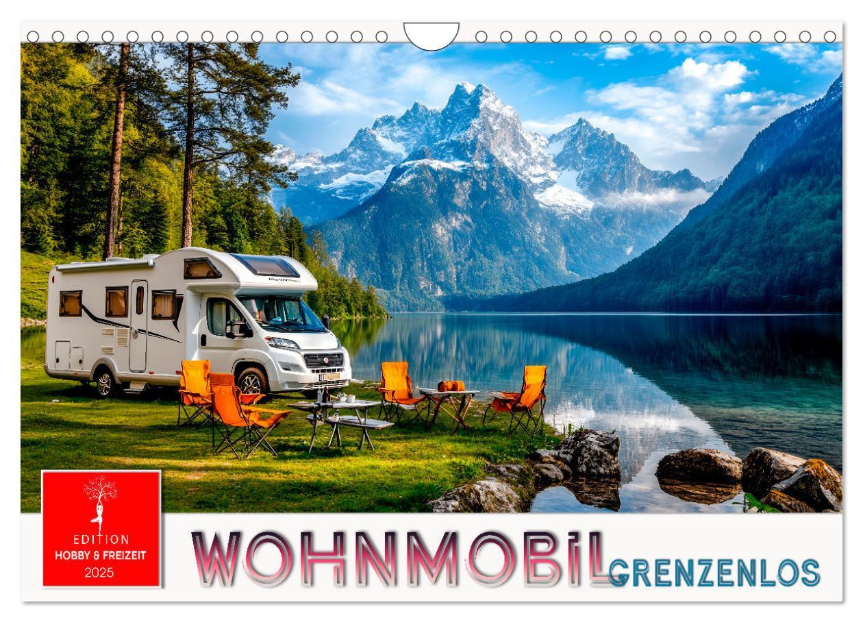 Cover: 9783457212158 | Wohnmobil grenzenlos (Wandkalender 2025 DIN A4 quer), CALVENDO...