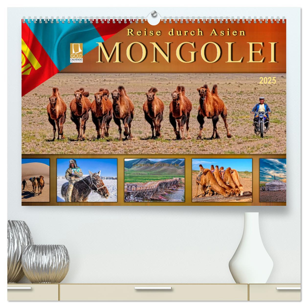 Cover: 9783435435548 | Reise durch Asien - Mongolei (hochwertiger Premium Wandkalender...