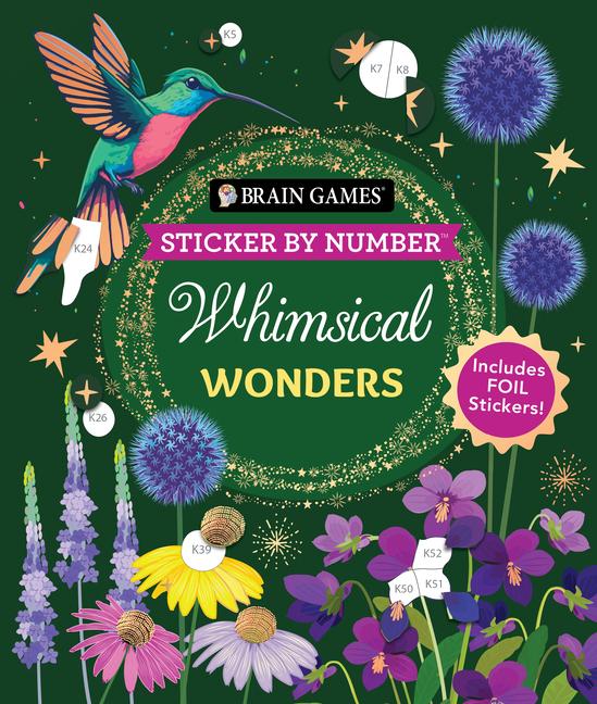 Cover: 9781639386031 | Brain Games - Sticker by Number: Whimsical Wonders | Ltd (u. a.)