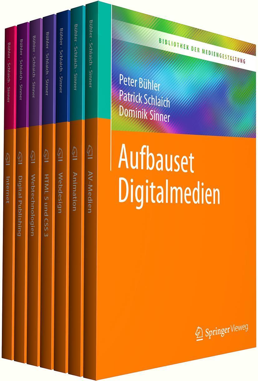 Cover: 9783662593295 | Bibliothek der Mediengestaltung - Aufbauset Digitalmedien | Buch