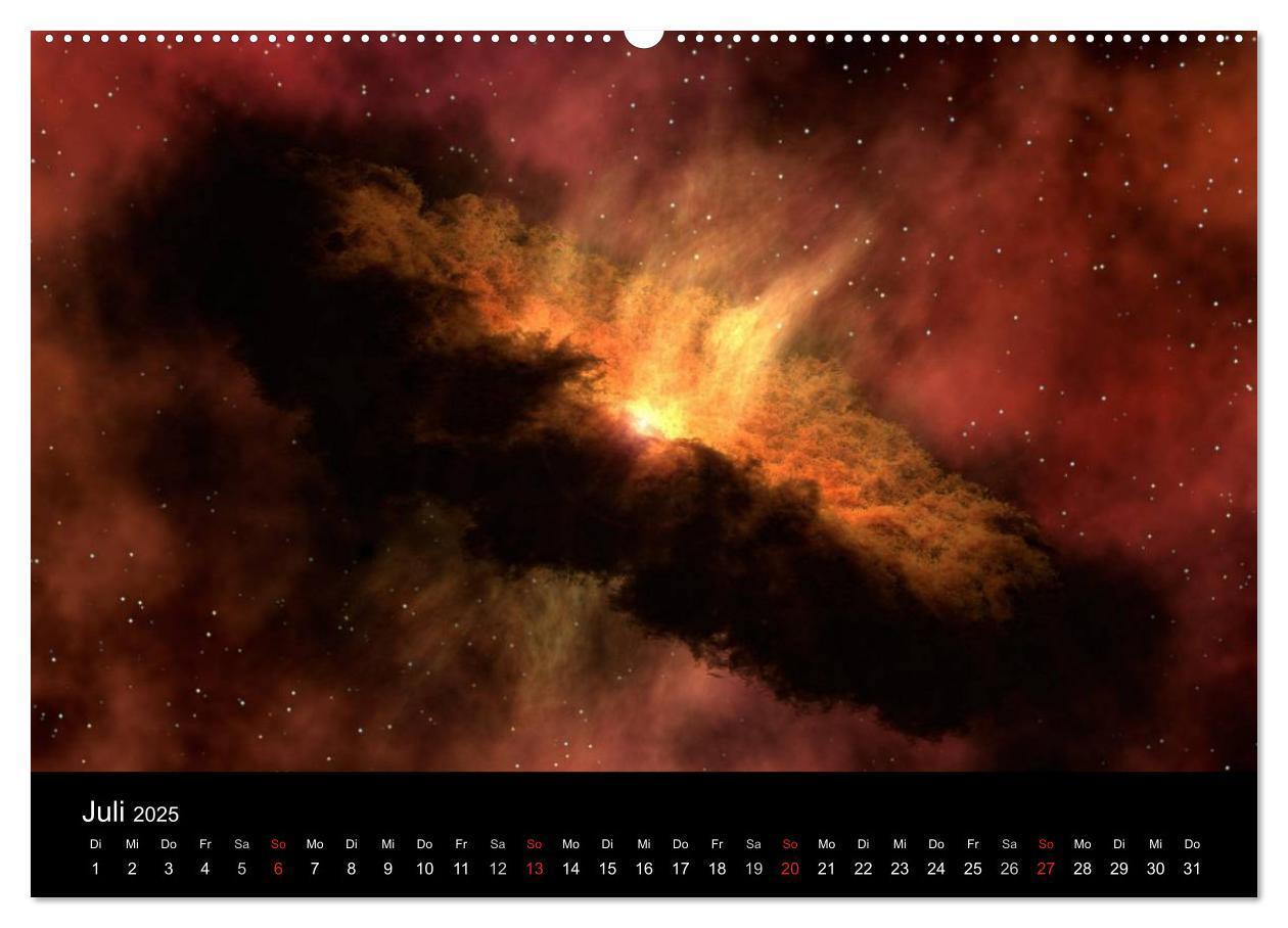 Bild: 9783435485420 | Der Weltraum. Spektakuläre Gasnebel und Galaxien (Wandkalender 2025...