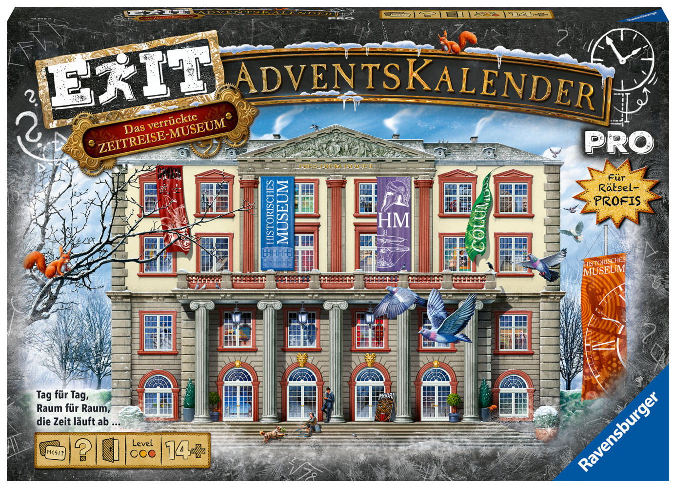 Cover: 4005556189588 | Ravensburger 18958 - EXIT Adventskalender pro - Das verrückte...