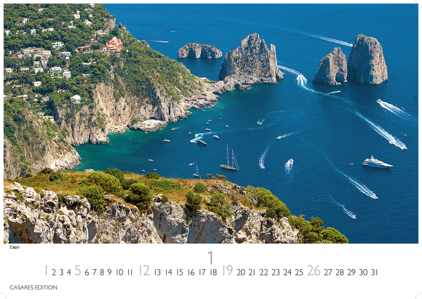 Bild: 9781835240274 | Golf von Neapel 2025 S 24x35 cm | Amalfi/Capri/Ischia | Kalender