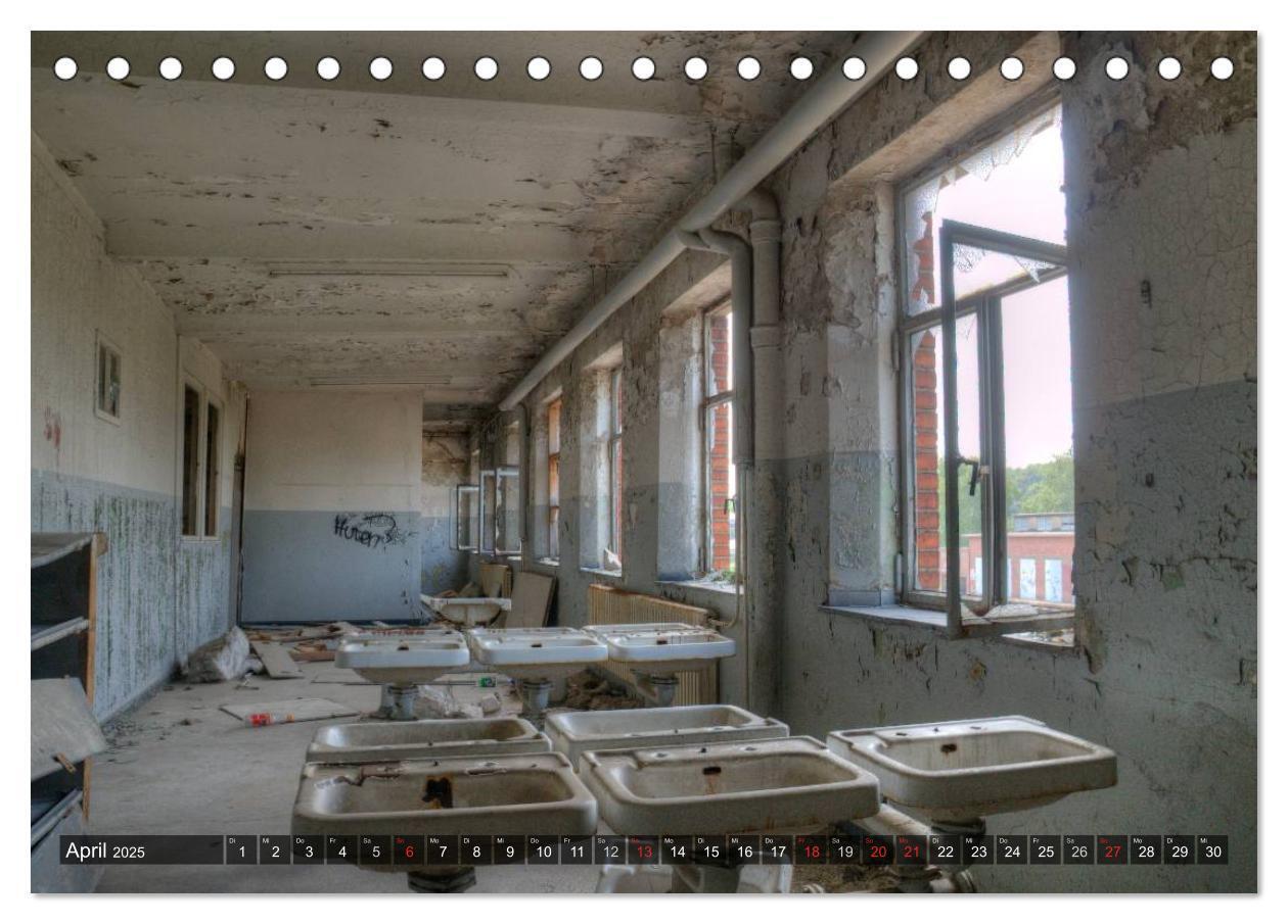 Bild: 9783435798063 | Lost Places in Deutschland 2025 (Tischkalender 2025 DIN A5 quer),...