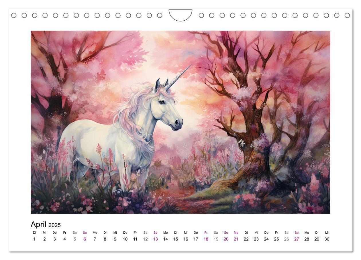 Bild: 9783383858796 | Geliebte Einhörner (Wandkalender 2025 DIN A4 quer), CALVENDO...