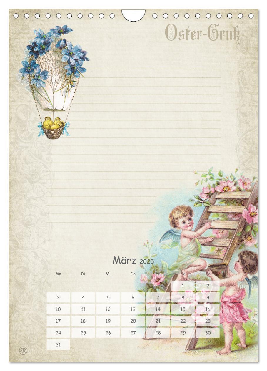 Bild: 9783457052051 | Nostalgie-Jahr, Motive aus alten Poesiealben (Wandkalender 2025 DIN...