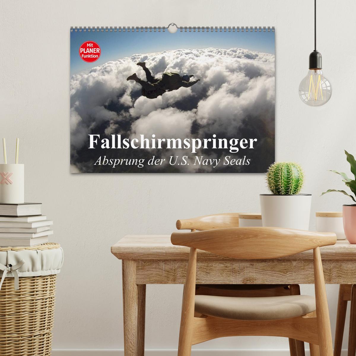 Bild: 9783435547494 | Fallschirmspringer. Absprung der U.S. Navy Seals (Wandkalender 2025...