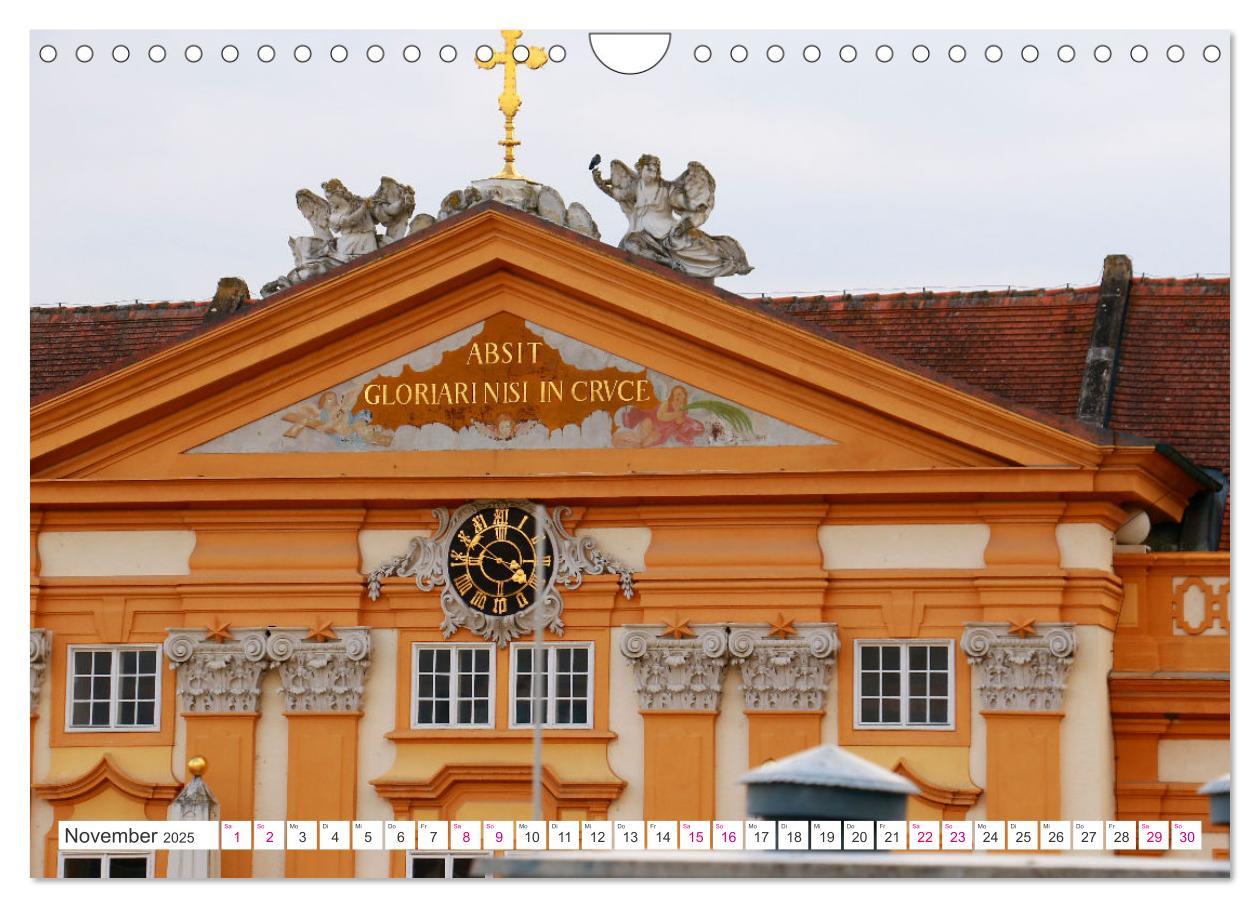 Bild: 9783457138960 | Ansichten vom Stift in Melk (Wandkalender 2025 DIN A4 quer),...