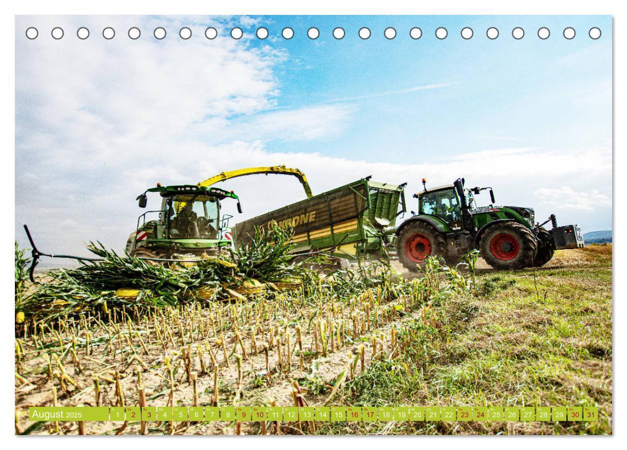 Bild: 9783435182954 | Landwirtschaft - Maisernte (Tischkalender 2025 DIN A5 quer),...