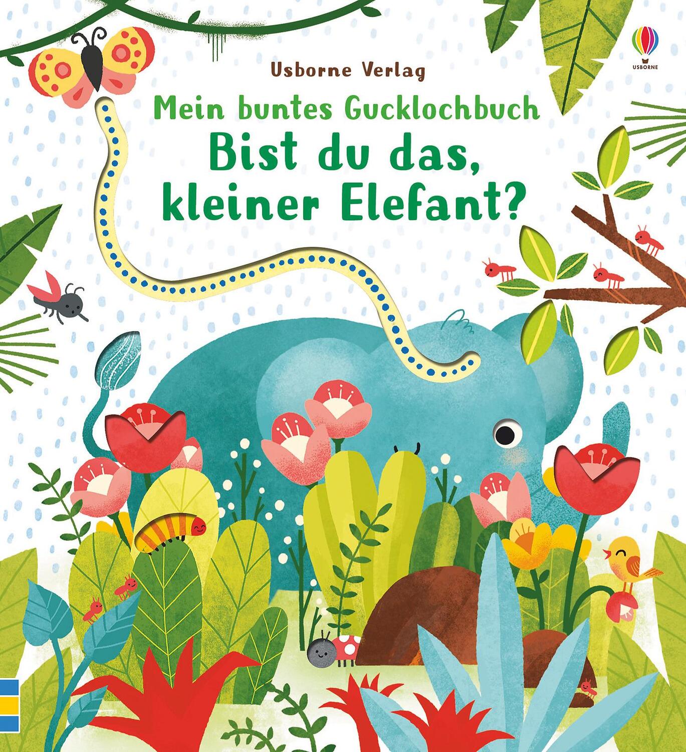 Cover: 9781782327684 | Mein buntes Gucklochbuch: Bist du das, kleiner Elefant? | ab 6 Monaten