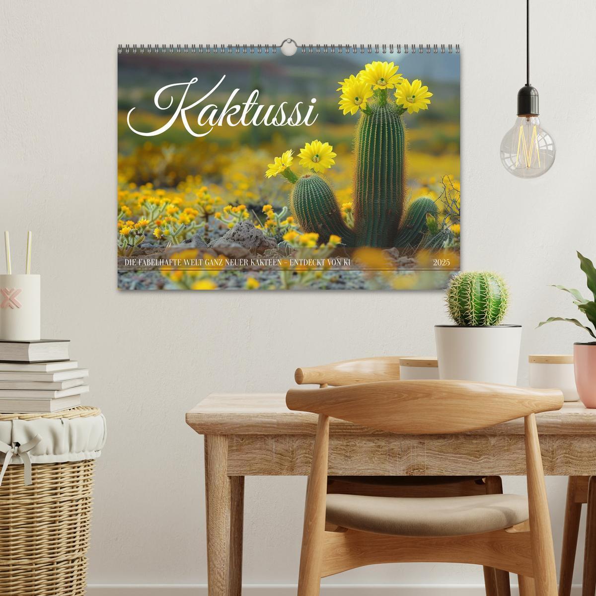 Bild: 9783383801341 | Kaktussi (Wandkalender 2025 DIN A3 quer), CALVENDO Monatskalender