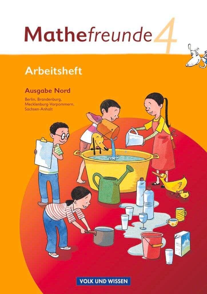 Cover: 9783060826872 | Mathefreunde 4. Schuljahr. Arbeitsheft mit Lernstandsseiten. Nord